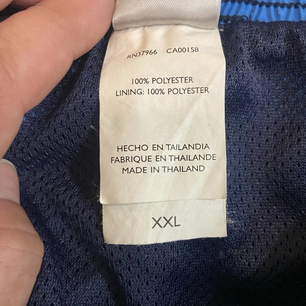 Vintage Nike Swim Trunks Mens XXL Blue Hybrid Mesh Lined Shorts Y2K
